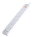 Sansai 6 Way / 6 Outlets Surge Powerboard with Master Switch & Overload Protection